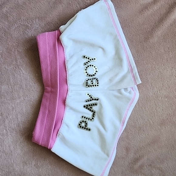 NWOT Playboy velour shorts - Picture 5 of 5